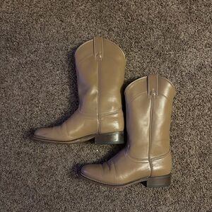Laredo Women’s Almond Toe Western Roper Boots, Size 6